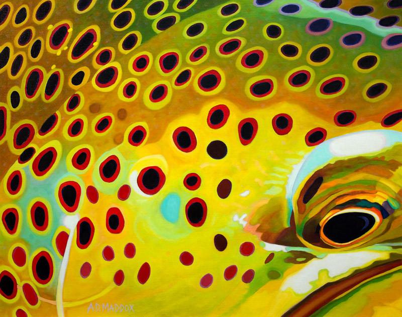 Foxy Brown | Fly Fishing Art | Prints | AD Maddox | Artist