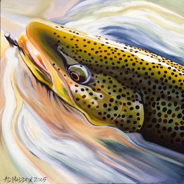 New Fork Beadhead II | Fly Fishing Art | Prints | AD Maddox | Artist