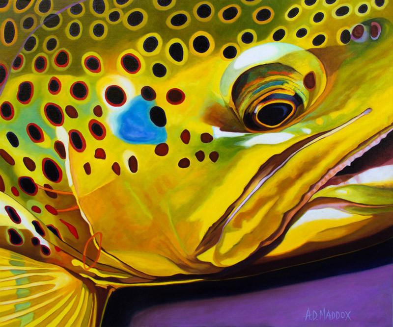 Spotted Fever | Fly Fishing Art | Prints | AD Maddox | Artist